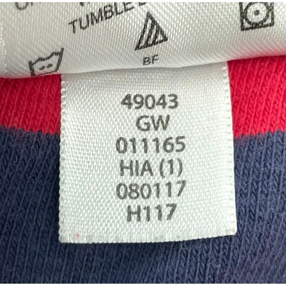Hanna Andersson Child 130 US 8 Red Blue Striped PJ Pants Cotton
